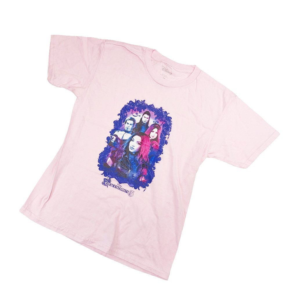 Disney Descendants 3 Kids Vintage Pink T-Shirt