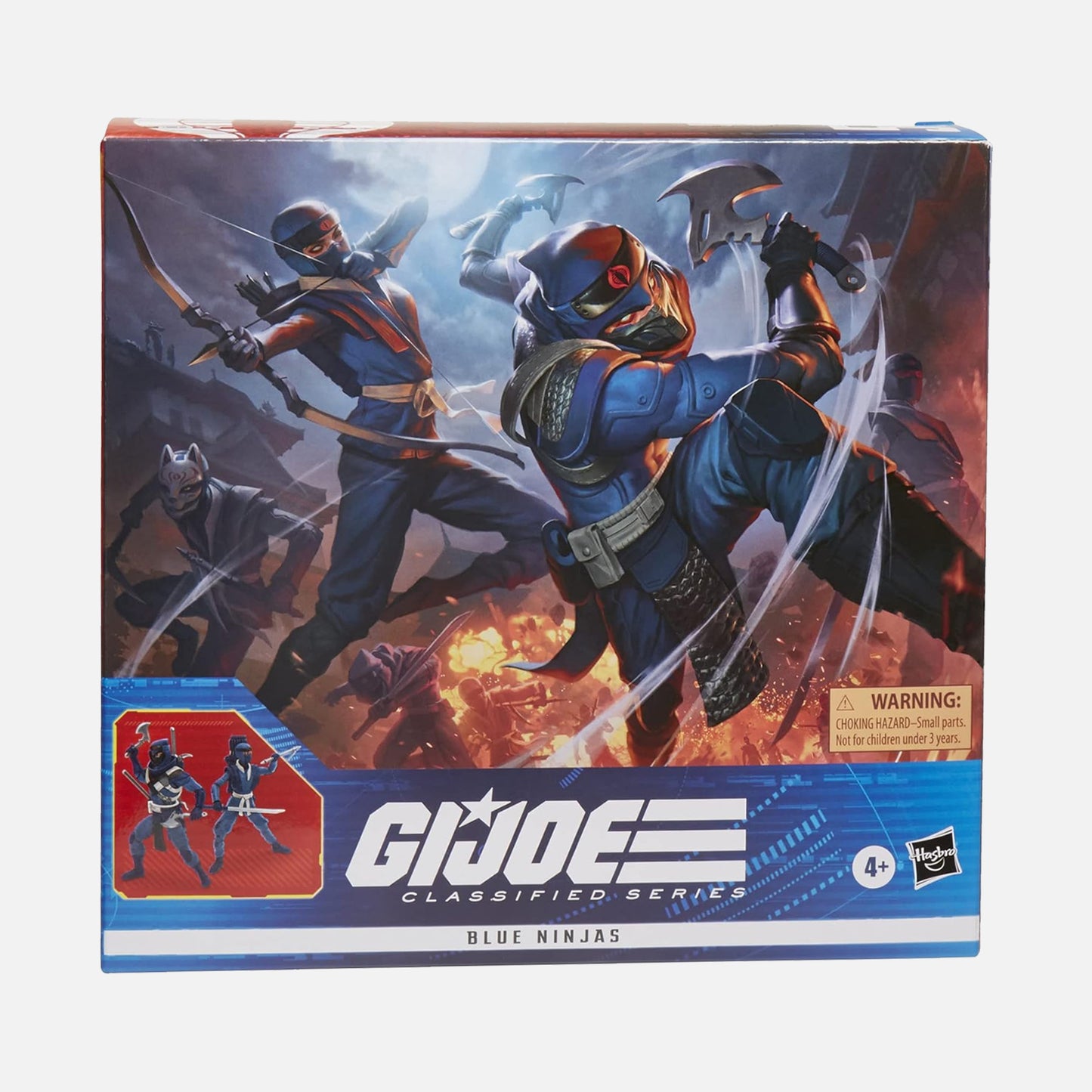 G.I. Joe Classified Series Ninjas Action Figure with Accessorie 6-Inch 2-Pack