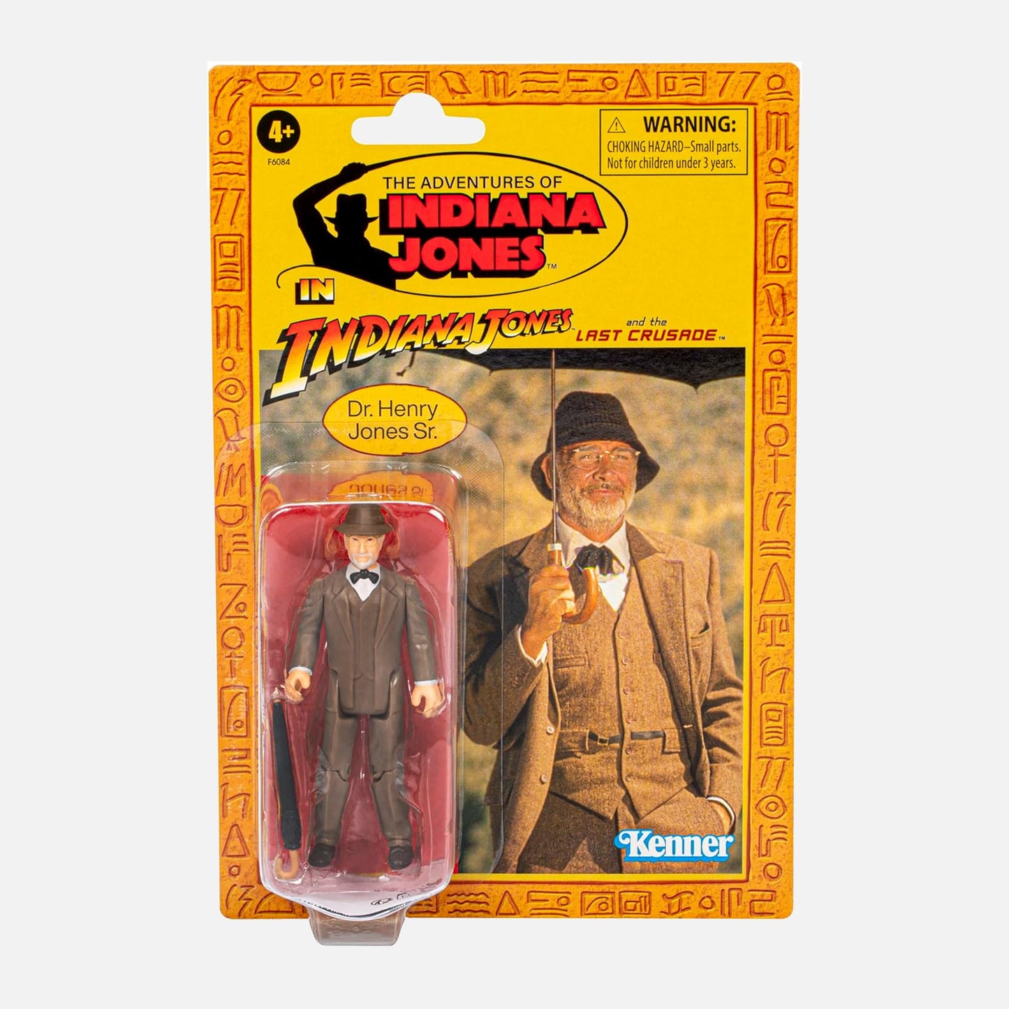 Indiana Jones and the Last Crusade Retro Collection Dr. Henry Jones 9.5-cm Action Figure
