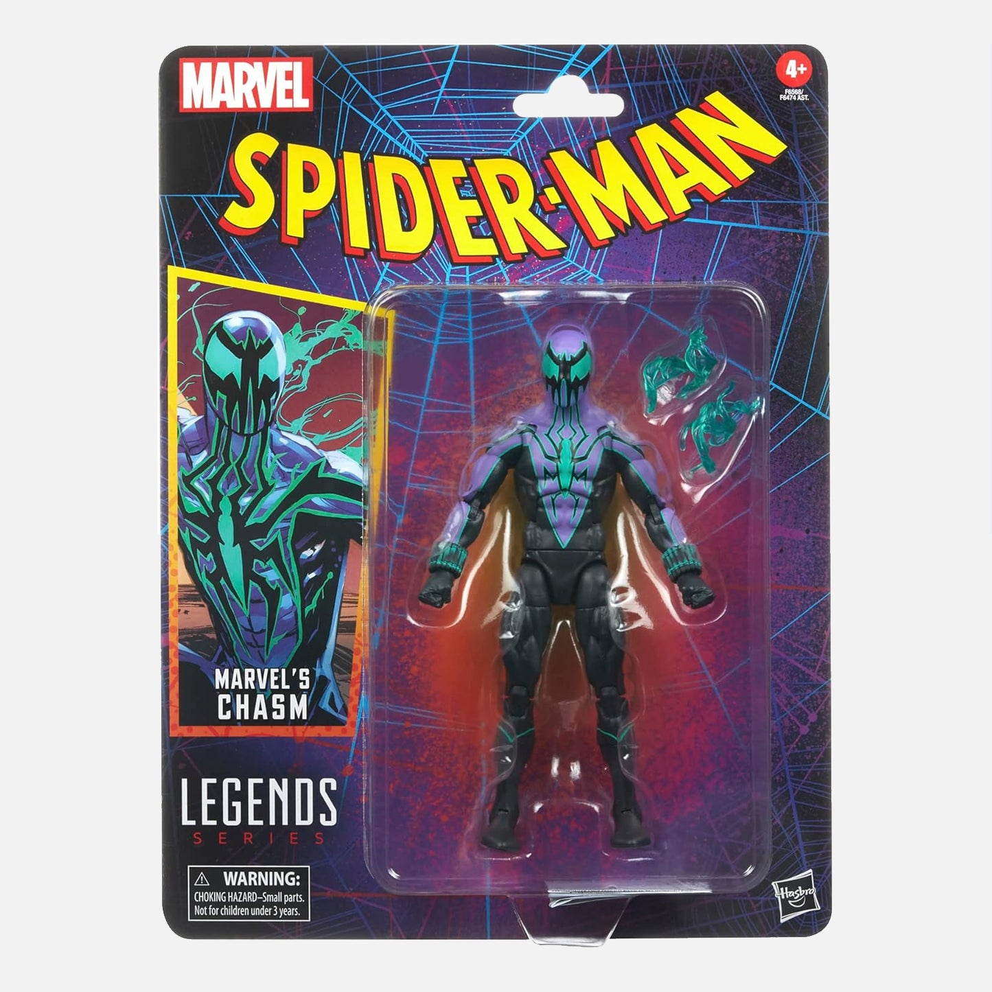 Marvel Hasbro Legends Series Chasm Spider-Man Legends Collectible 6 Inch Action Figure