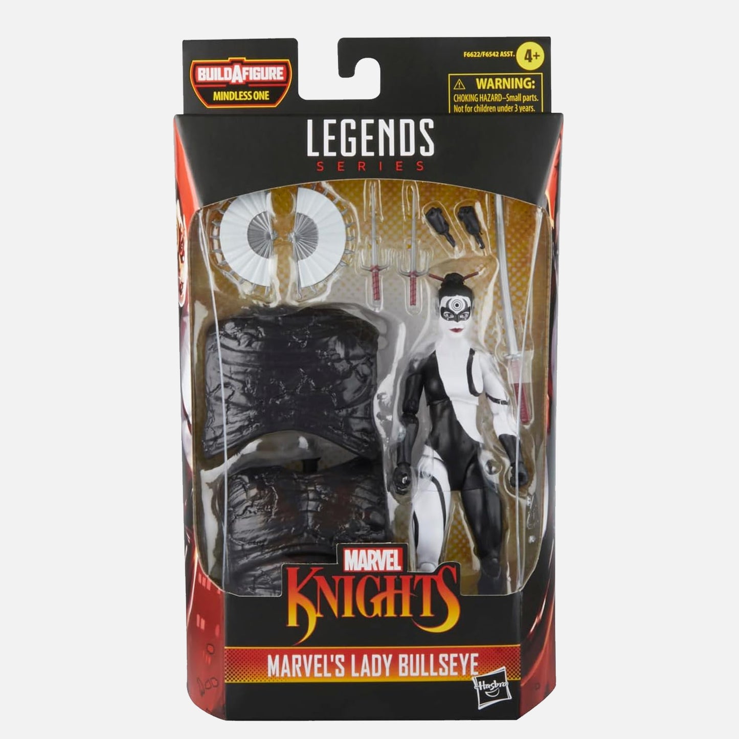 Marvel Hasbro Legends Series Lady Bullseye, Knights Collectible Comics 6 Inch Action Figure