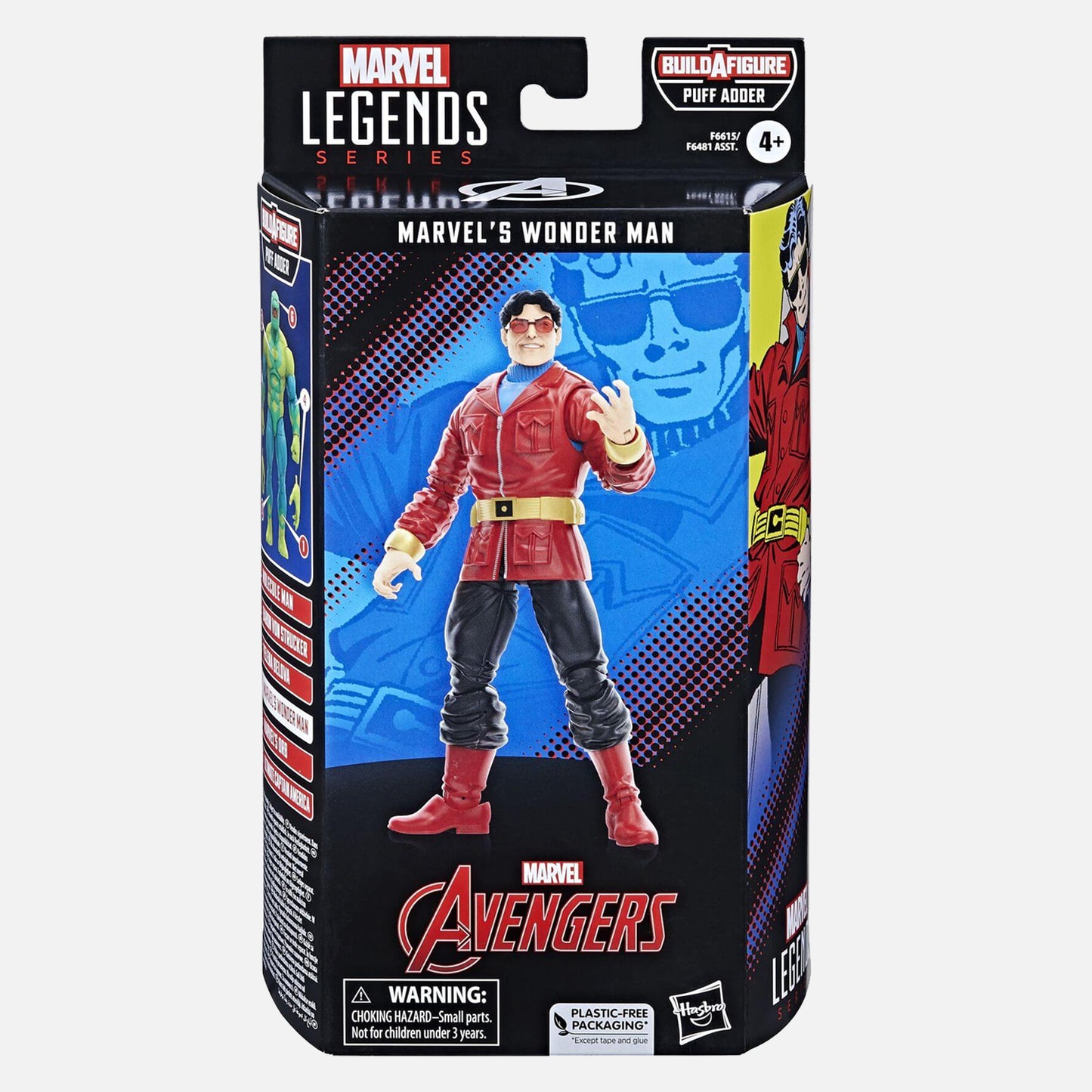 Marvel Hasbro Legends Series Wonder Man Avengers Classic Comic Action Figure