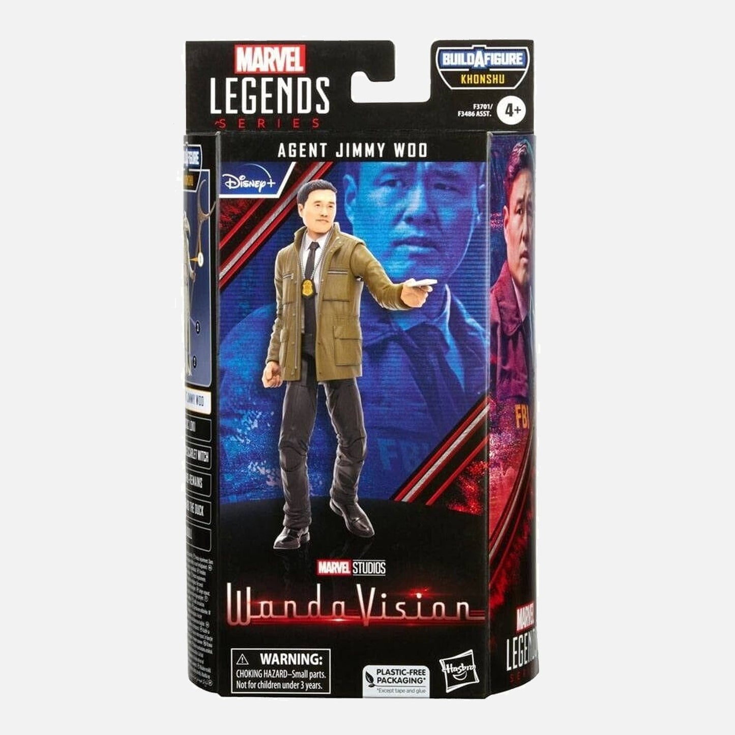Marvel Legends Series MCU Disney Plus Wandavision Agent Jimmy Woo Action Figure