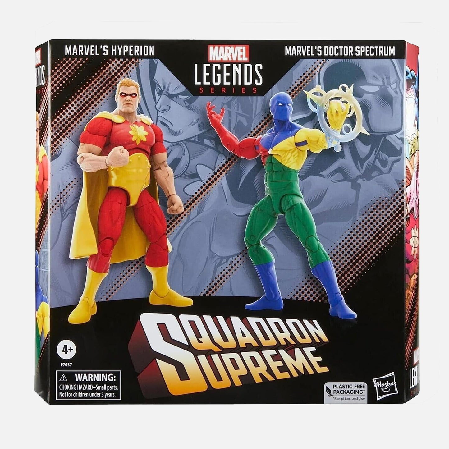 Marvel Squadron Supreme Legends Pack of 2 Hyperion Doctor Spectrum 6-inch Action Figures