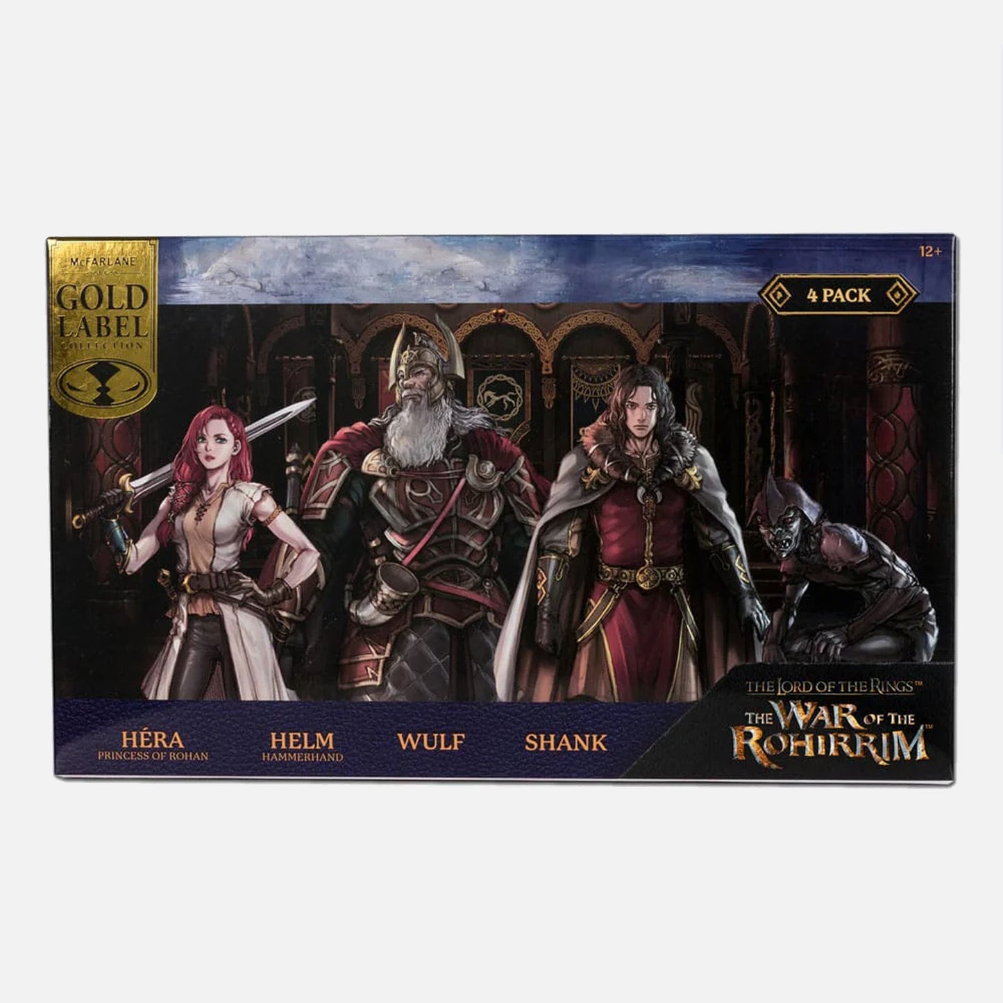 The Lord of the Rings: The War of the Rohirrim Action Figures 4-Pack 10cm