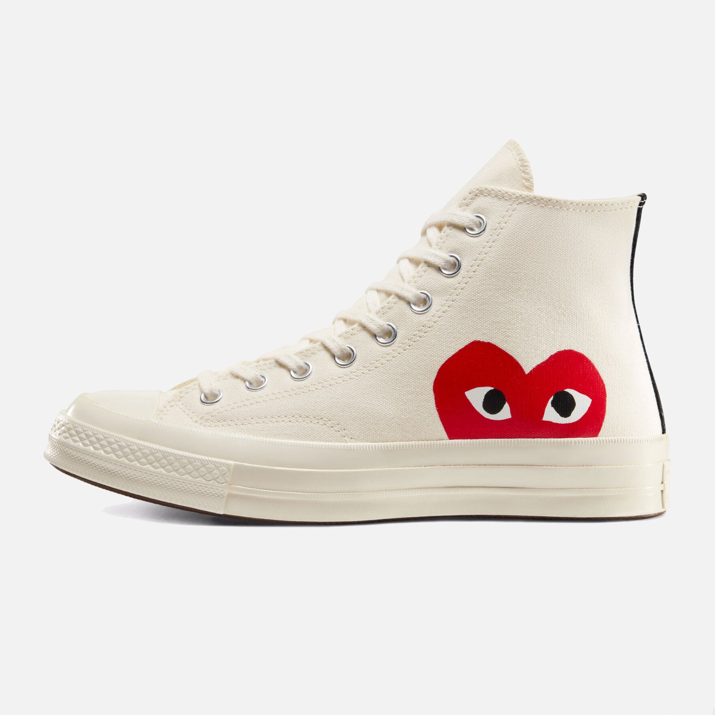 Converse x Comme Des Garcons Chuck 70 Heart Hi Cream CDG