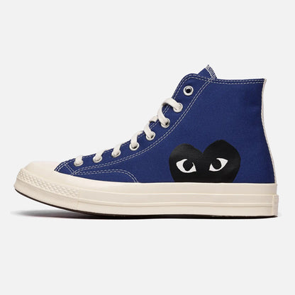 Converse x Comme Des Garcons Chuck 70 Heart Hi Blue CDG