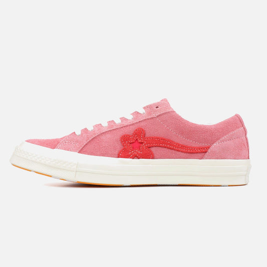 Converse x Golf Le Fleur Geranium Pink Suede