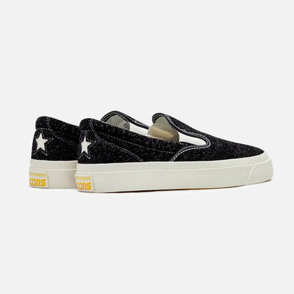 Converse x Golf Le Fleur One Star Slip On Black Suede