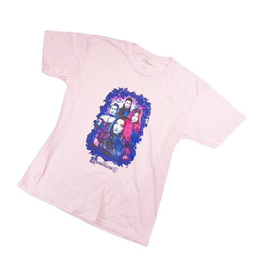 Disney Descendants 3 Kids Vintage Pink T-Shirt