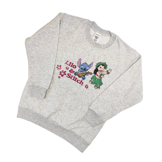 Disney Lilo And Stitch Vintage Grey Sweater
