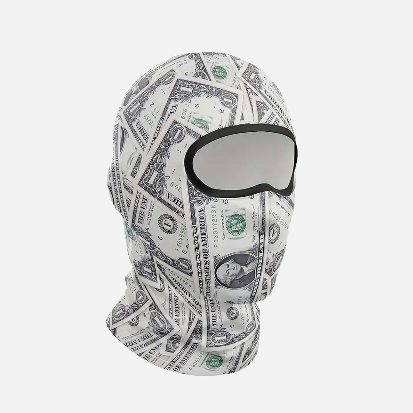 Dollar Print Balaclava Breathable Strech Fit