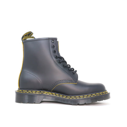 Dr Martens 1460 Double Stitch Boots - Black Yellow