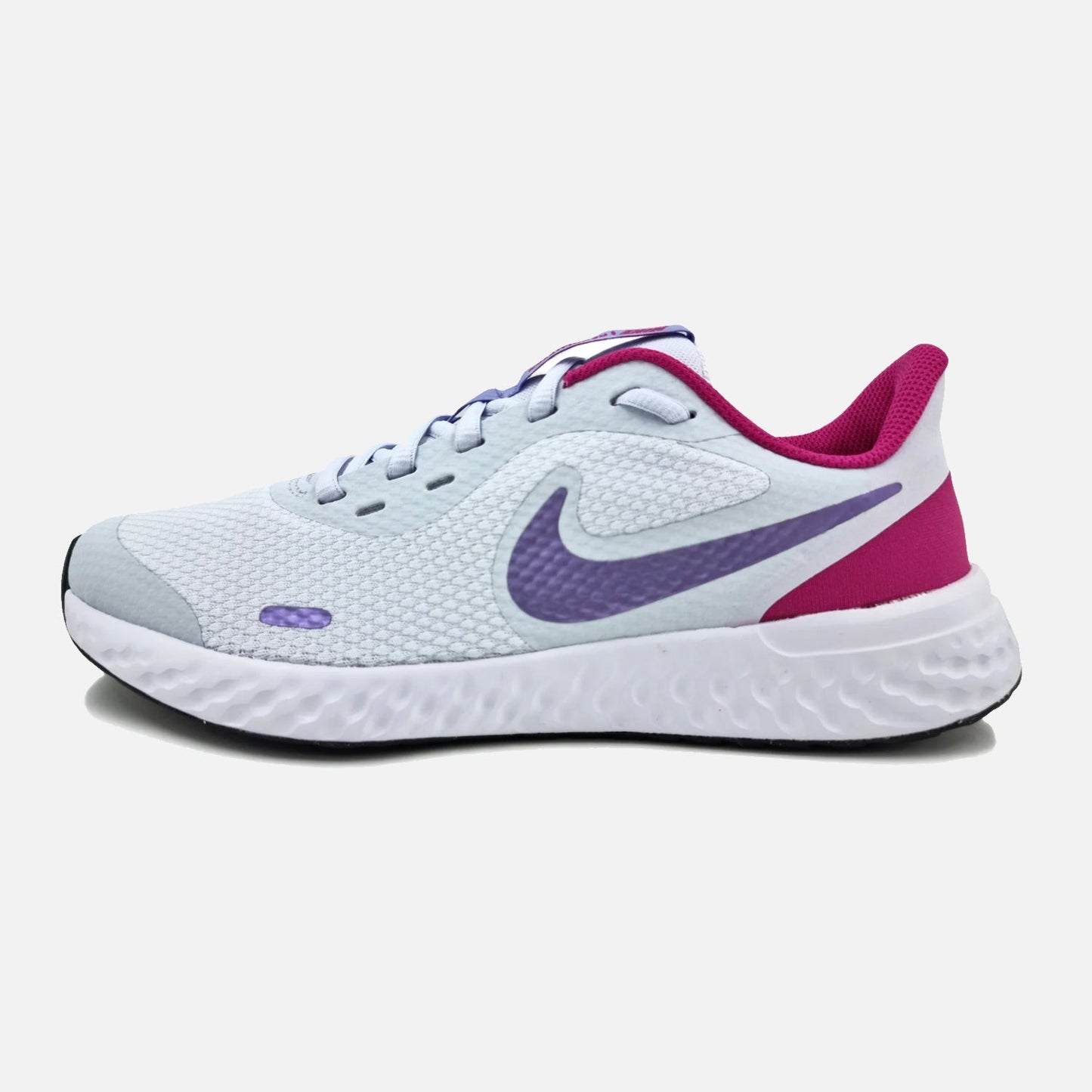 Kids Nike Revolution 5 Grey Purple