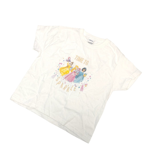Kids Official Disney Princess Vintage White T-Shirt