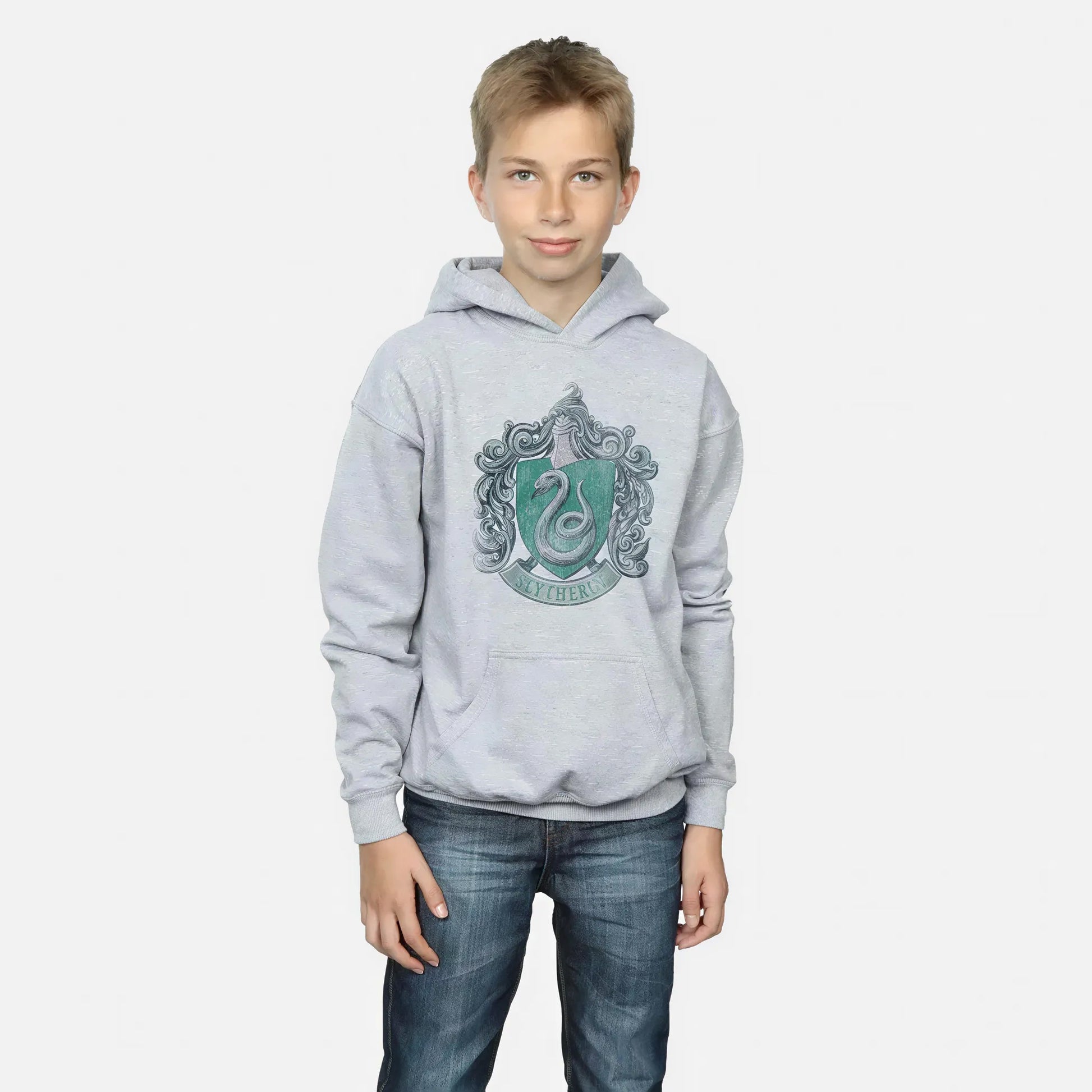 Kids Official Slytherin Crest Harry Potter Hoodie