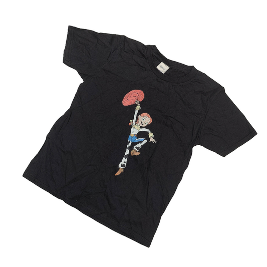 Kids Official Toy Story Vintage Black T-Shirt