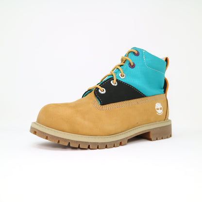 Kid's Timberland Premium 6 Inch Boots Wheat Blue Suede