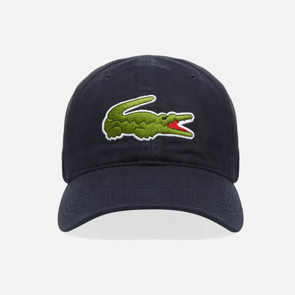 Lacoste Adjustable Organic Cotton Twill Baseball Cap - Navy