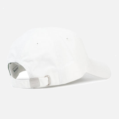 Lacoste Adjustable Organic Cotton Twill Baseball Cap - White