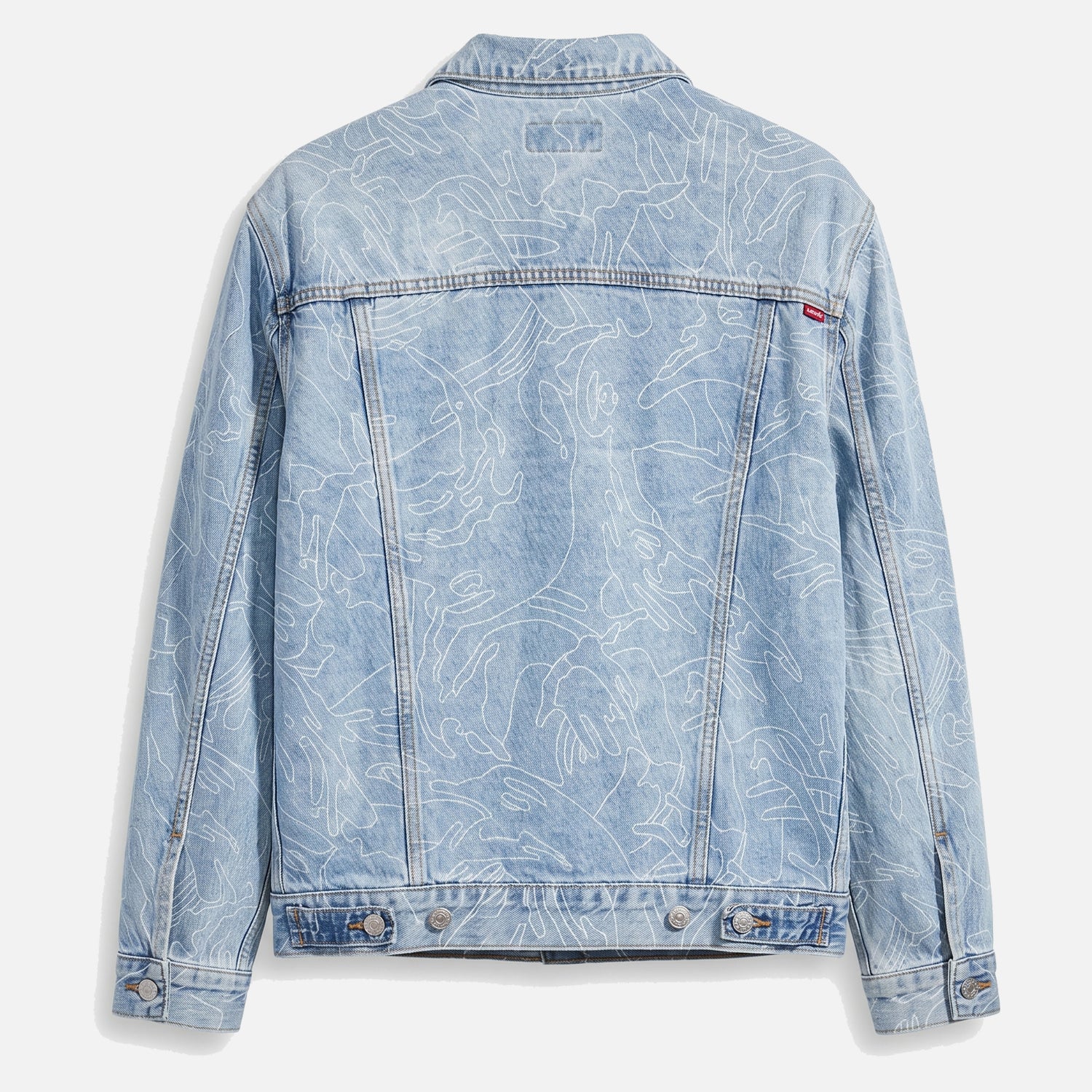 Men's AAPE By Bape Light Blue Denim Jacket