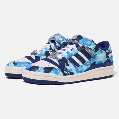 Men's Adidas Forum 84 Low Bape Blue