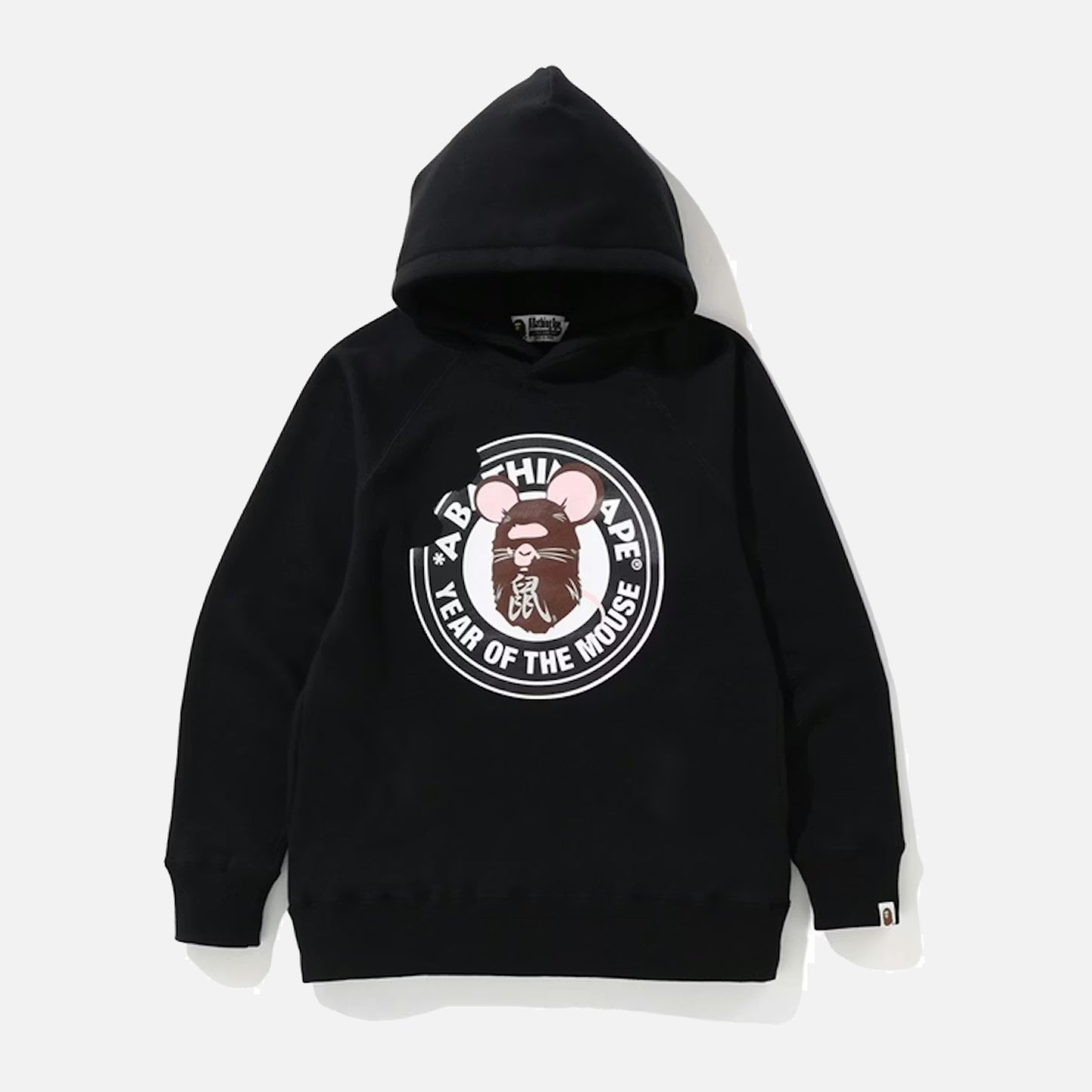 Men's Bape Year Of The Mouse Black Pullover Hoodie
