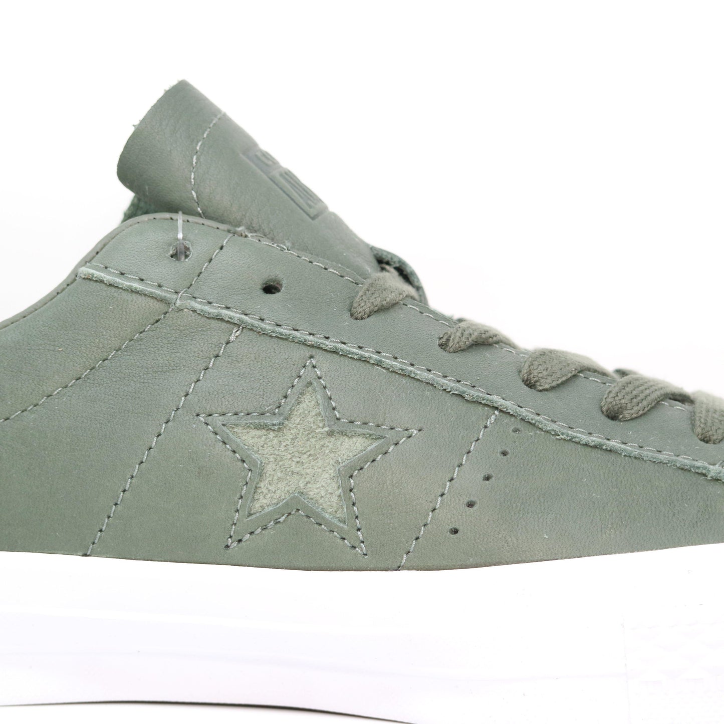 Men's Converse One Star Leather - Olive Green