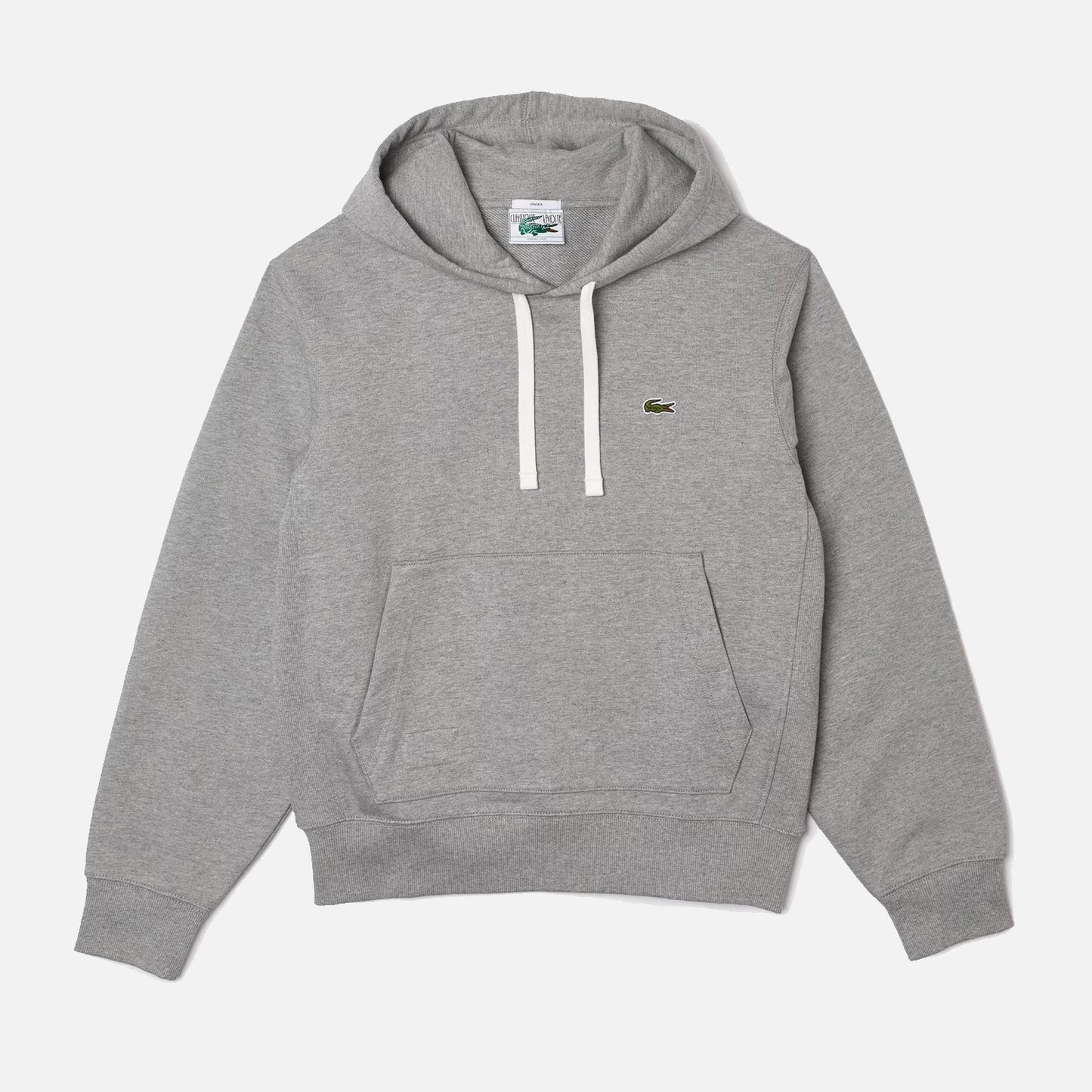 Men's Lacoste Classique Hoodie Grey Cream