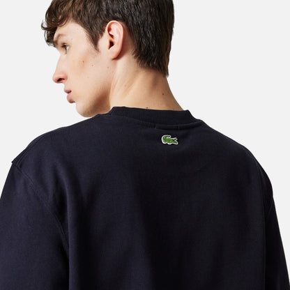 Men's Lacoste Classique Organic Cotton Sweatshirt Navy