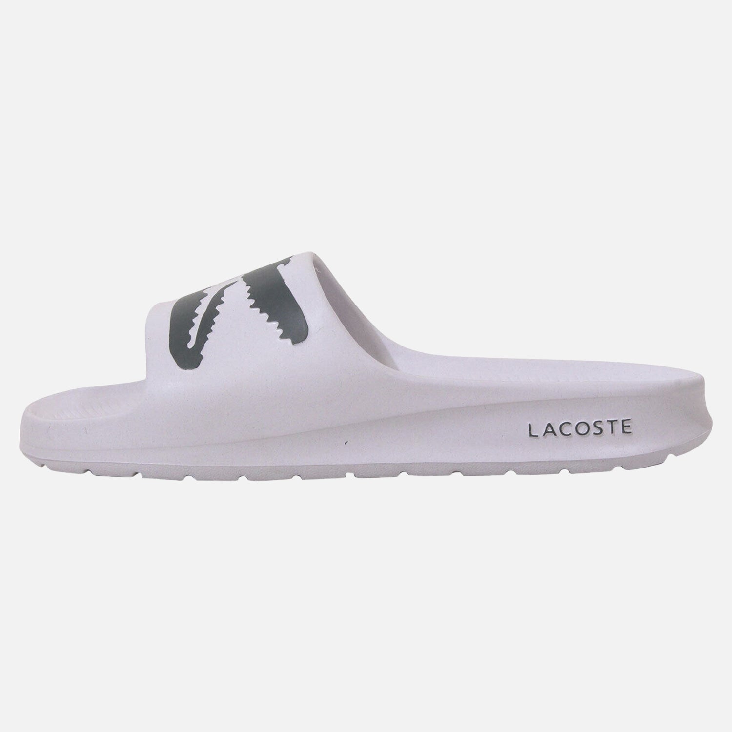 Men's Lacoste Croco 2.0 Slides - White