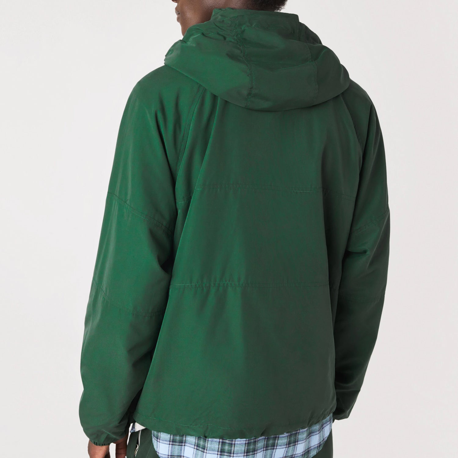 Men's Lacoste Detachable Hooded Jacket Green