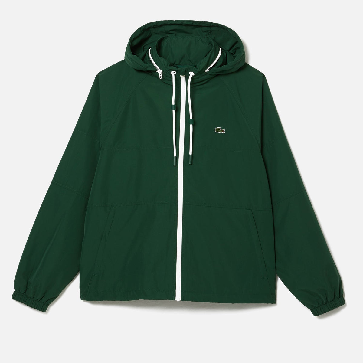 Men's Lacoste Detachable Hooded Jacket Green