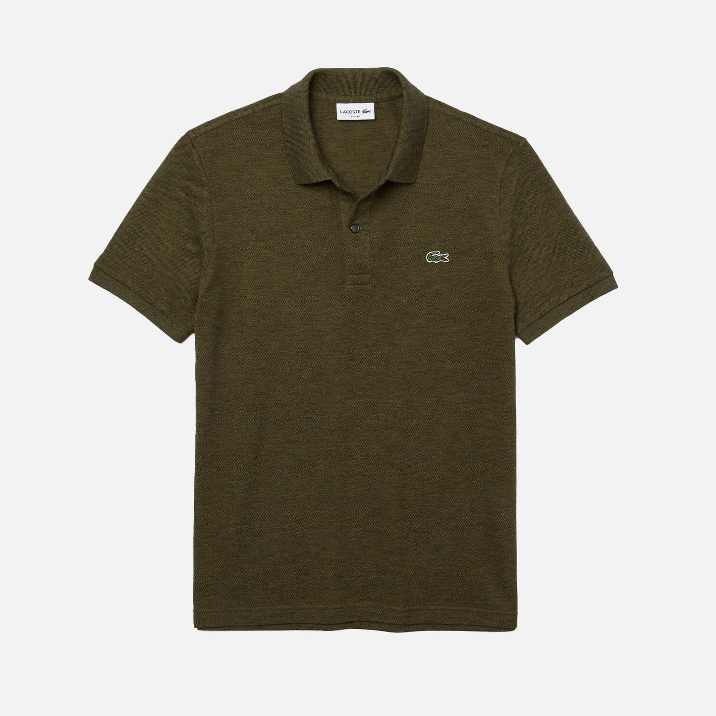 Men's Lacoste L.12.12 Short Sleeve Cotton Polo Shirt Dark Green