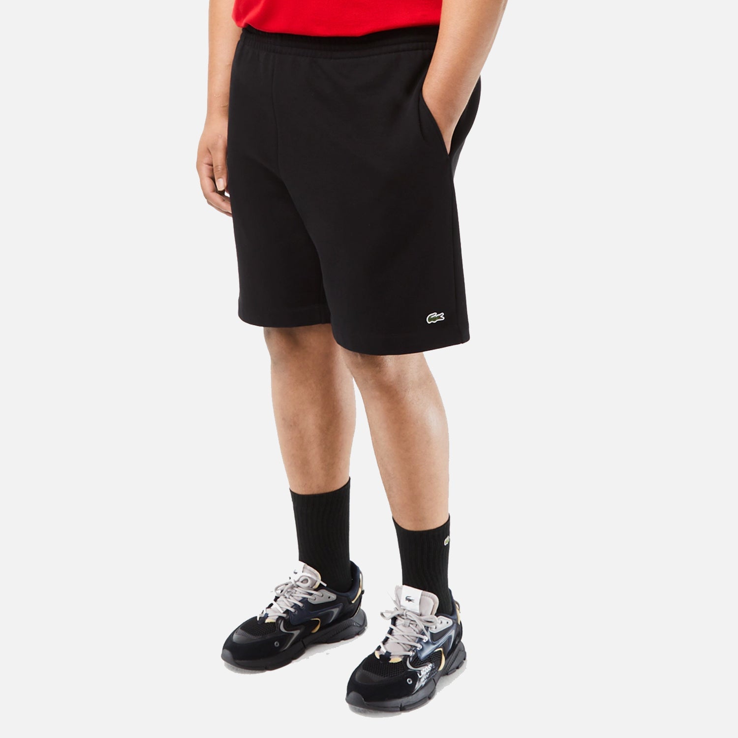 Men's Lacoste Sport Big Fit Sweat Shorts Black