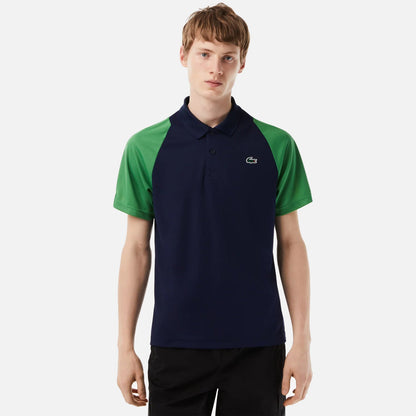 Men's Lacoste Tennis Polo Shirt Navy Green