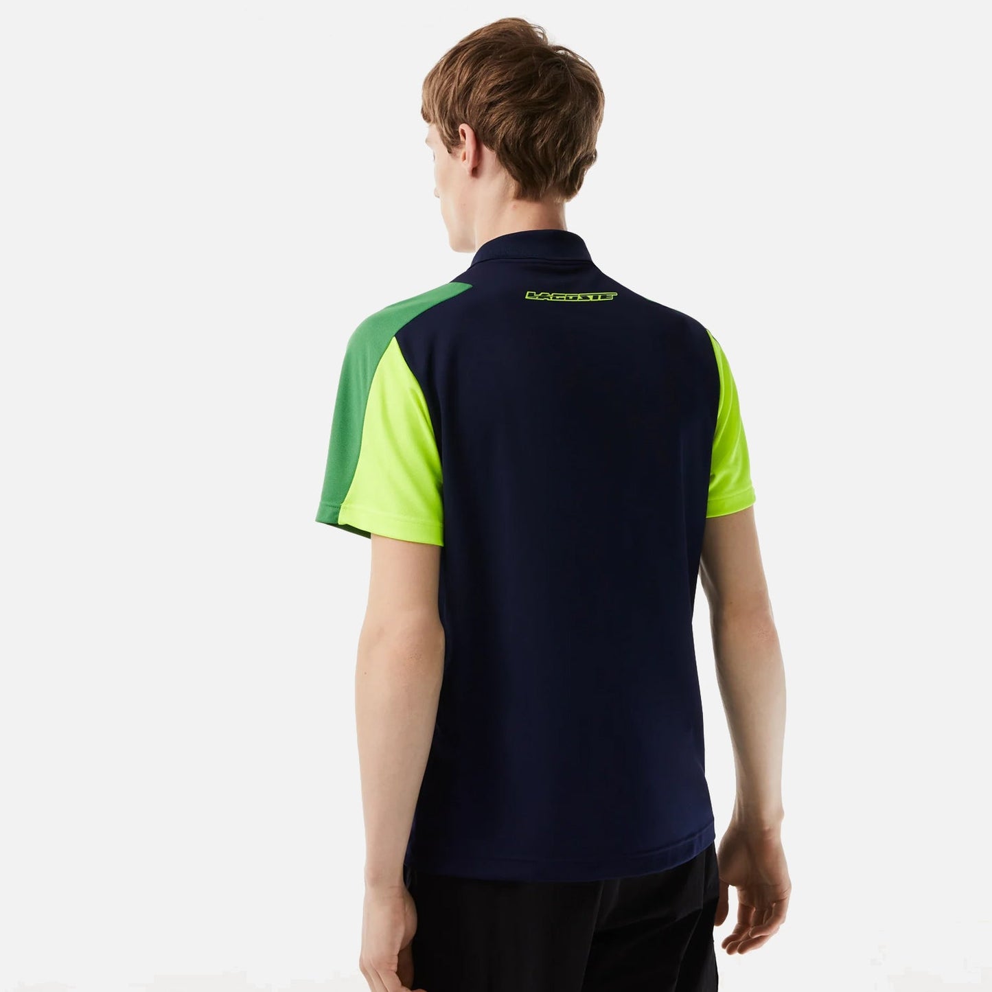 Men's Lacoste Tennis Polo Shirt Navy Green