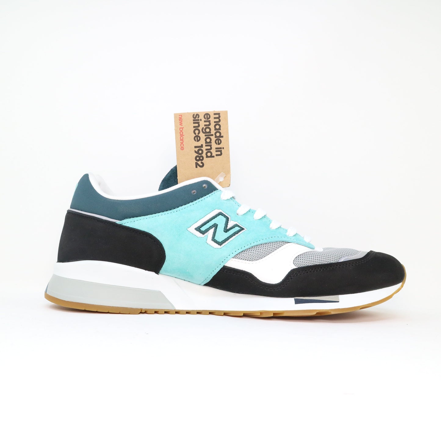 Men's New Balance 1500 LIB Black Green Suede Trainers