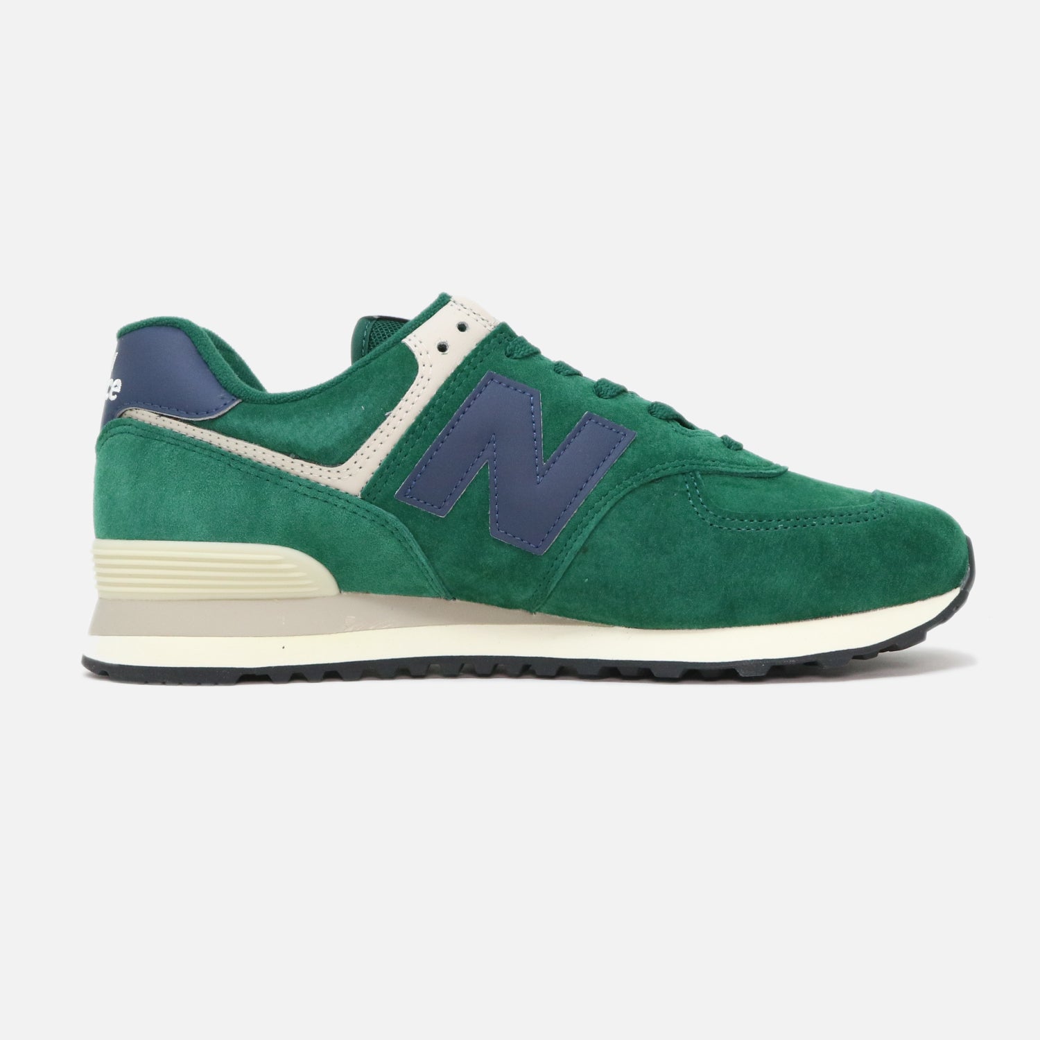 Men's New Balance 574 PQ2 Green Suede Trainers