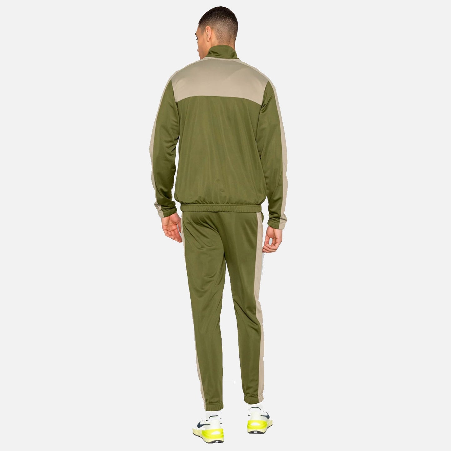 Men's Nike Full Tracksuit - Olive Green