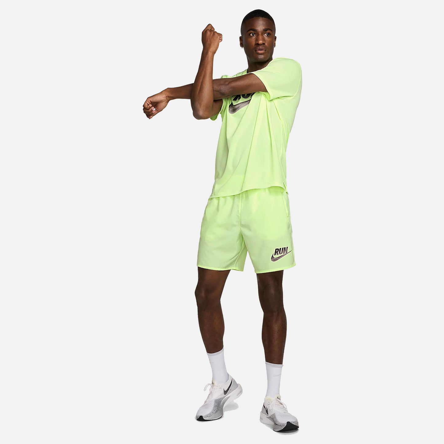 Men's Nike Miler Run Energy DriFit Full Set - Yellow