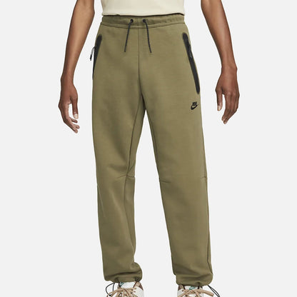 Men's Nike Tech Fleece Engineered Tracksuit Bottoms - Khaki