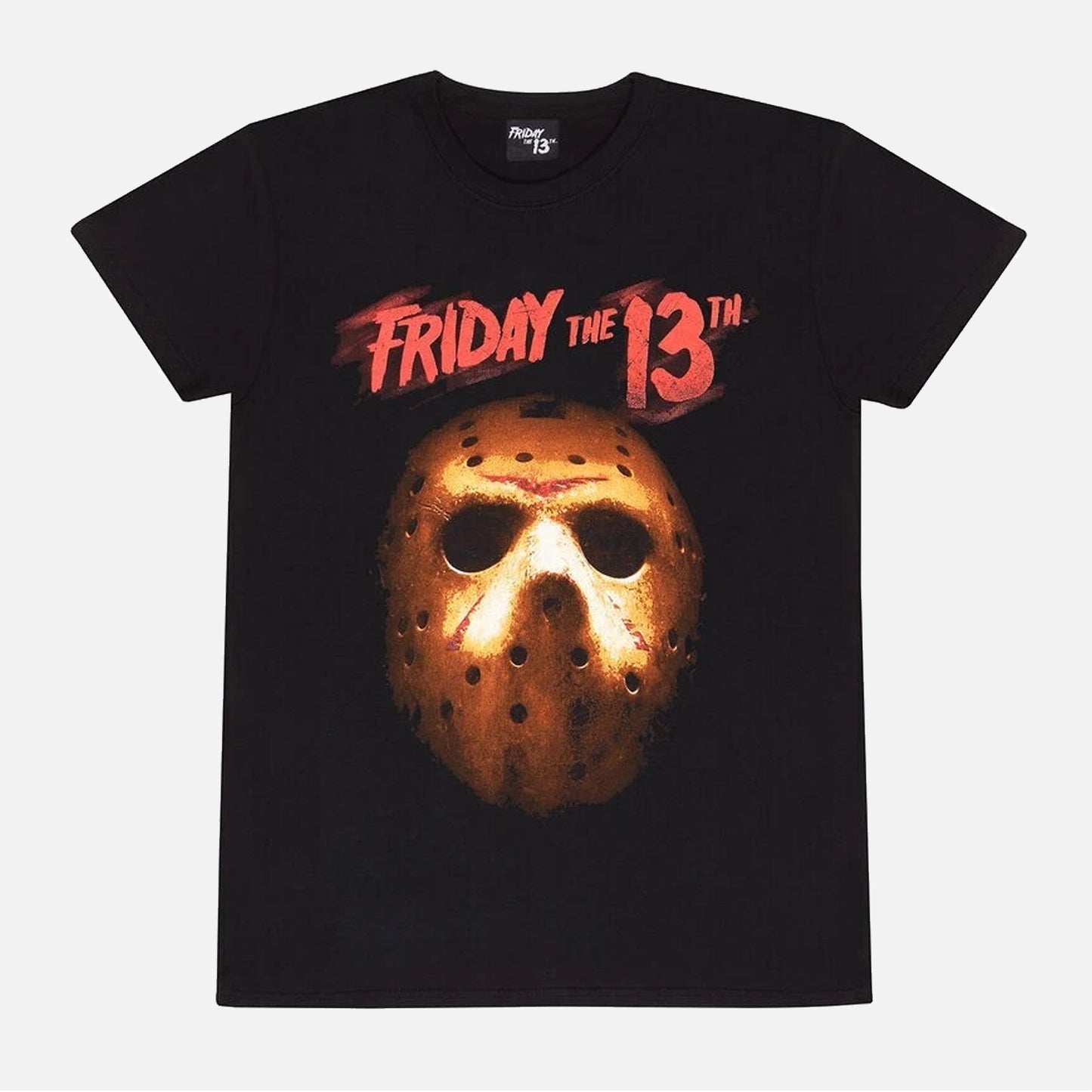 Men's Official Friday 13th Jason Mask T-shirt Black