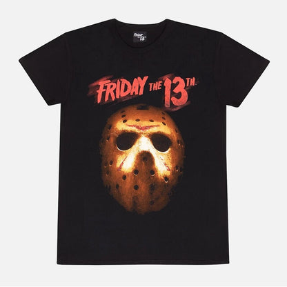 Men's Official Friday 13th Jason Mask T-shirt Black