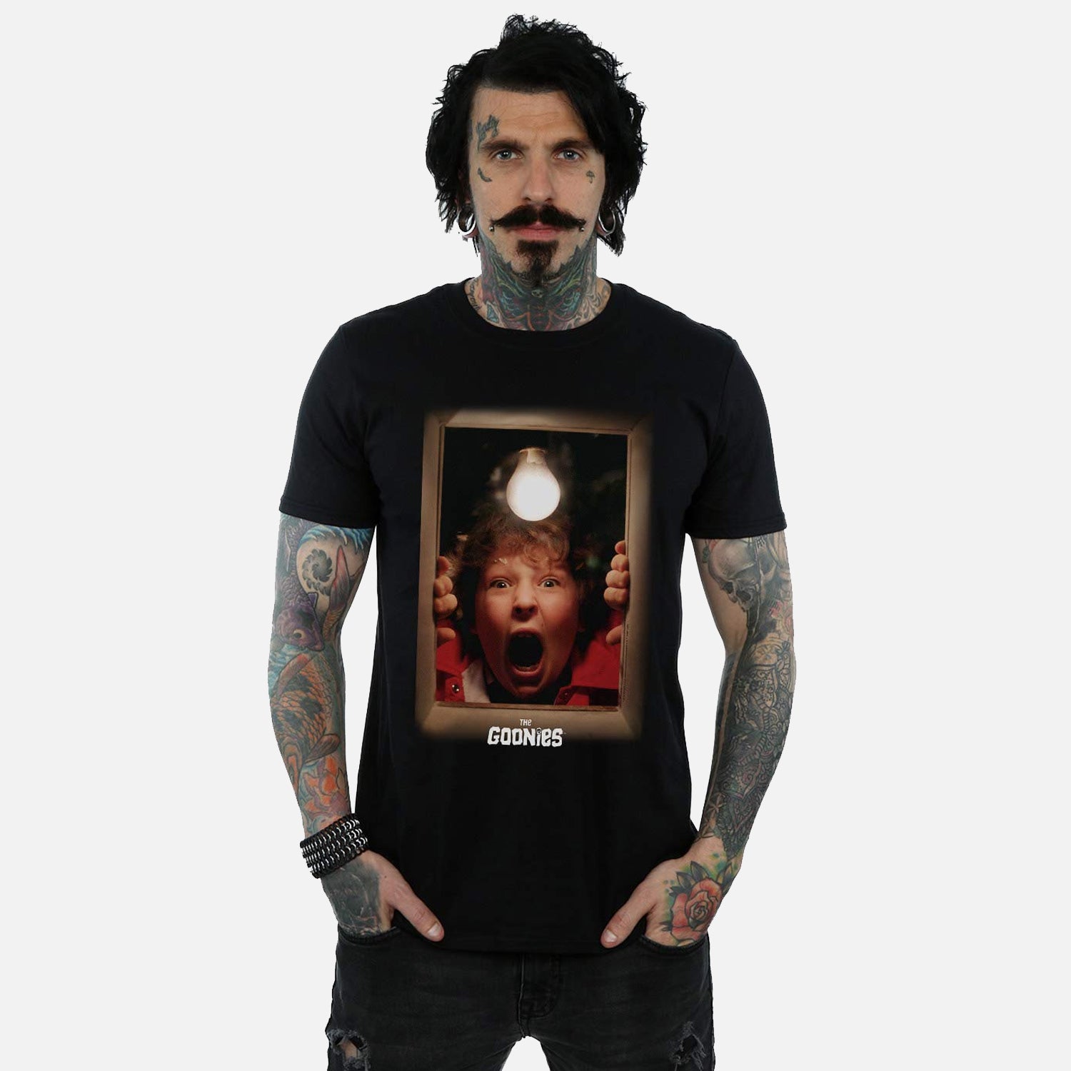 Men's Official Goonies Chunk T-shirt Black