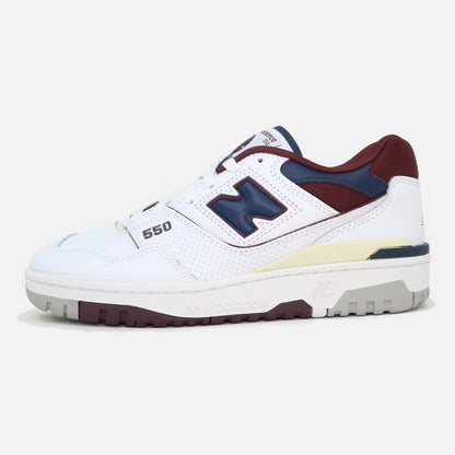 New Balance 550 White Burgundy