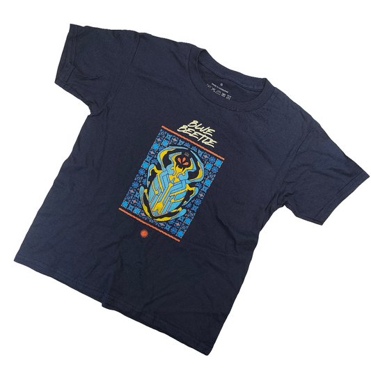 Official Bluebeetle Kids Vintage T-Shirt Navy