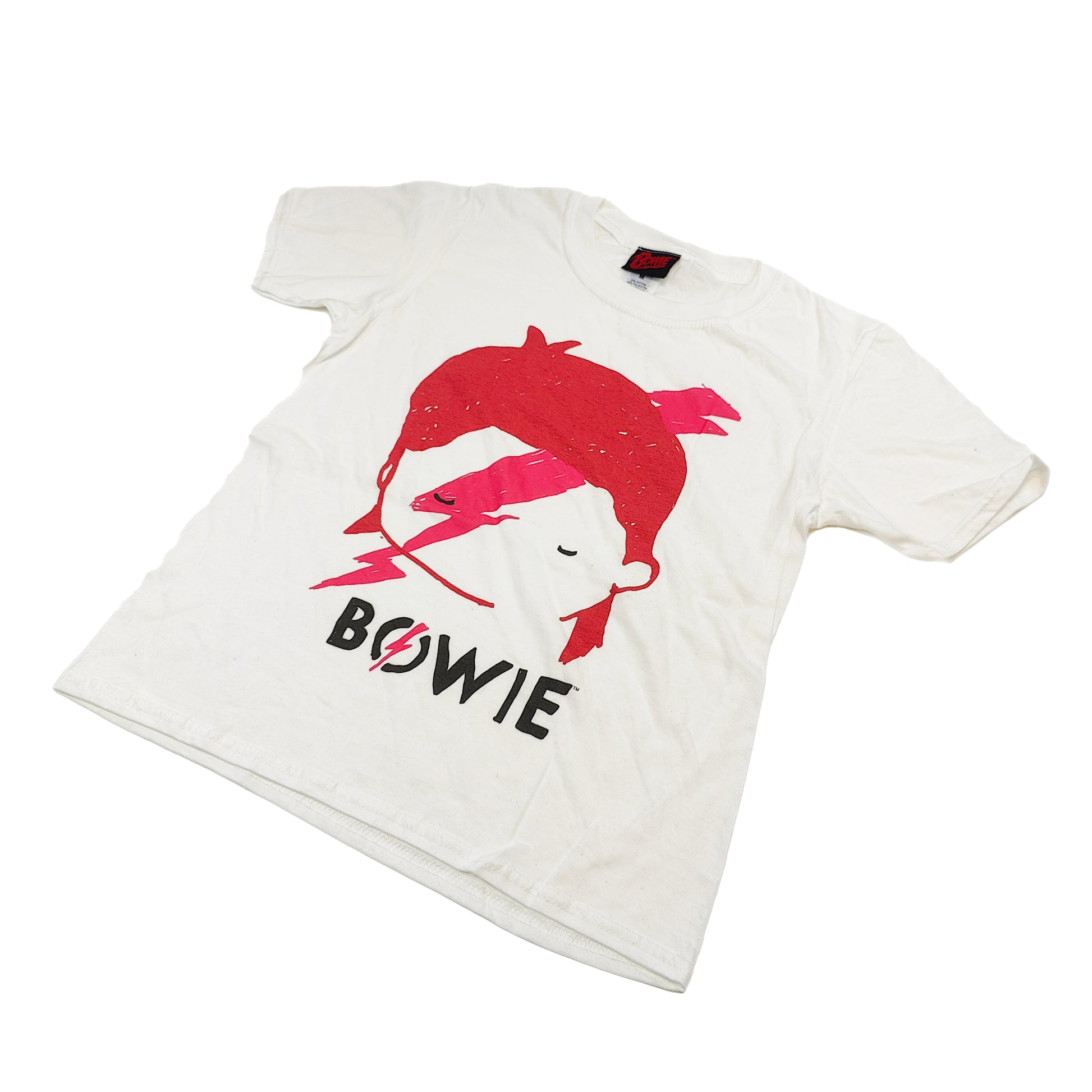 Official David Bowie Vintage Kids White T-Shirt
