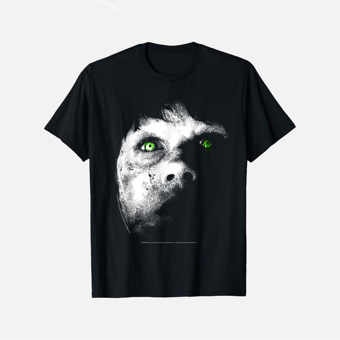 Official Exorcist Regan Face Black T-shirt