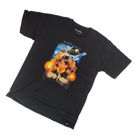 Official Harry Potter Kids Vintage Black T-Shirt